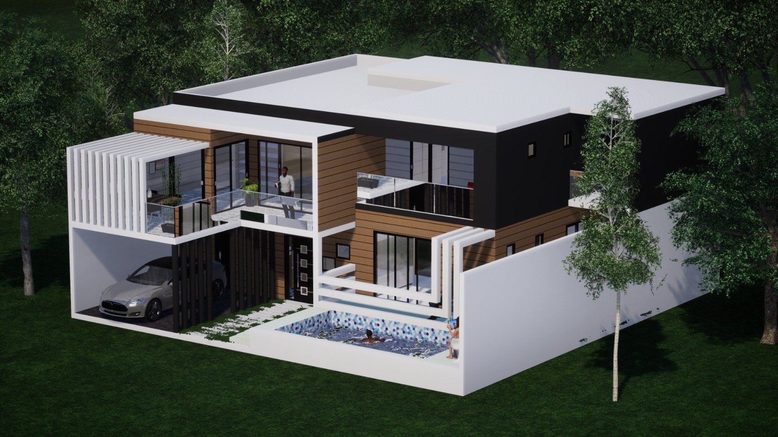 Villa Riviera — Piscine & Jardin